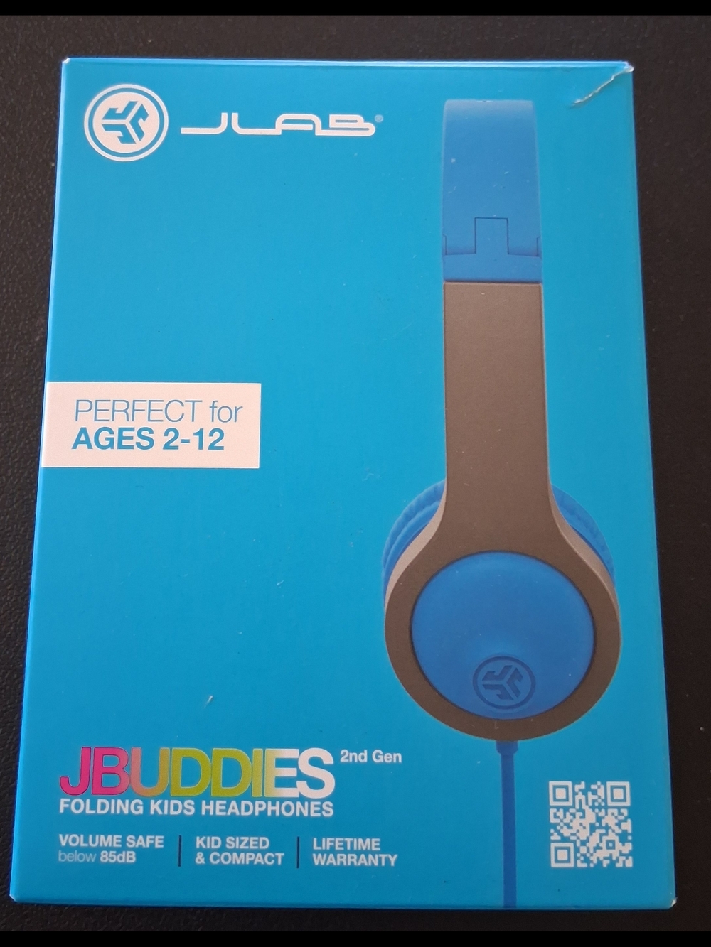 JLab JBuddies 2nd Gen Kids Folding Headphones - Blue